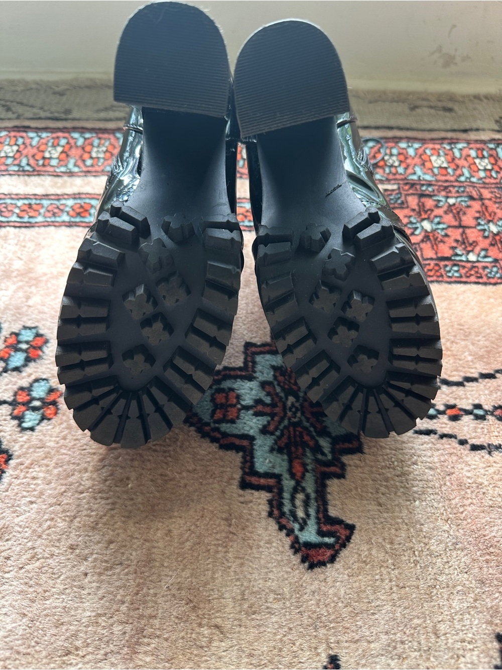 Akira Patent Leather Heeled Boots - Picture 5 of 5